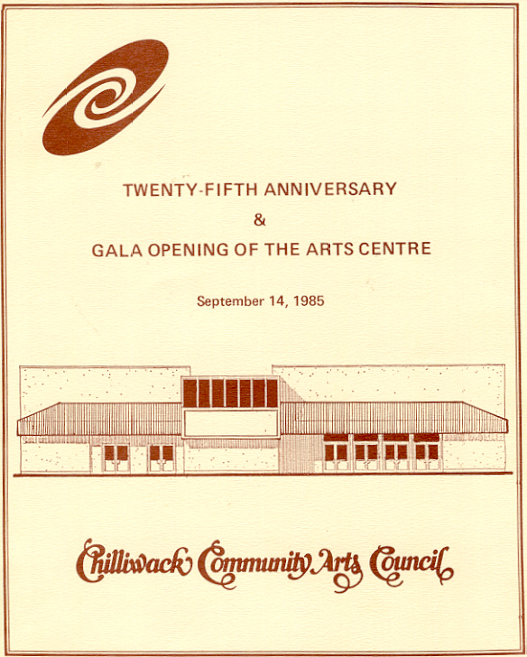 Opening of the Chilliwack Arts Centre: 1985