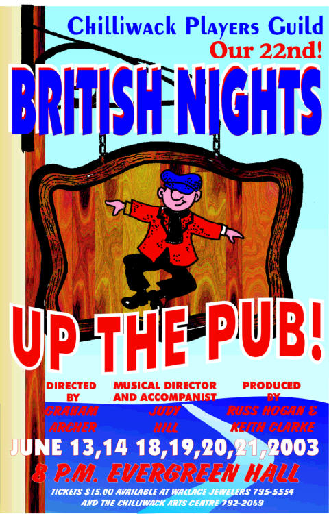 22nd British Night: Up the Pub