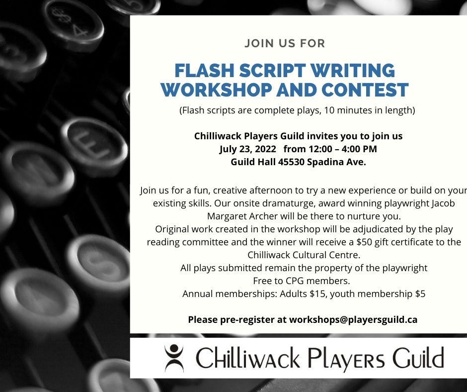 Flash Script Writing Workshop and Contest