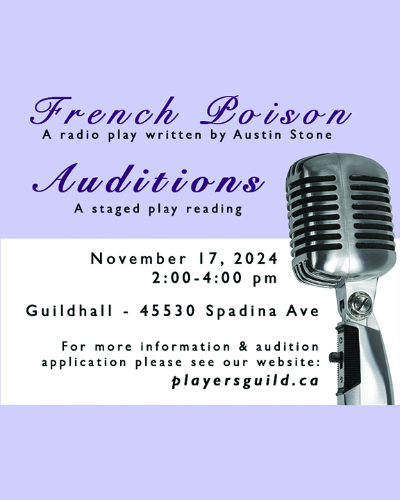 French Poison - Radio Play Auditions