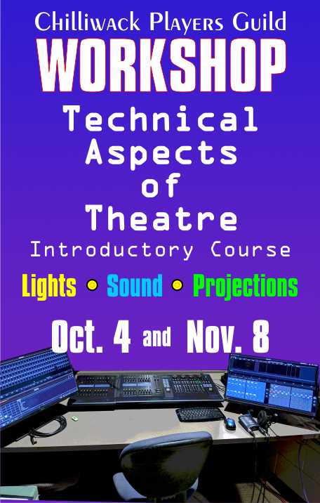 Technical Aspects of Theatre Production  Workshop